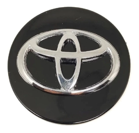 Calota Central Corolla R 89 R 64 Grafite / Preta / Prata Kr