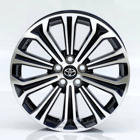 Roda Aro 16 5x100 Toyota Corolla S22 Krmai Valor Unitário Cor Preta Diamante