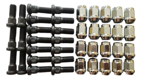 20 Porca Cromada Roda 20 + Prisioneiro Opala Caravan 81/92