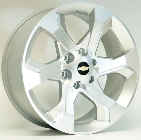 2 Rodas Aro 20 6x139 Chevrolet Lt Ltz High Country R53 / Par Cor Hiper Prata