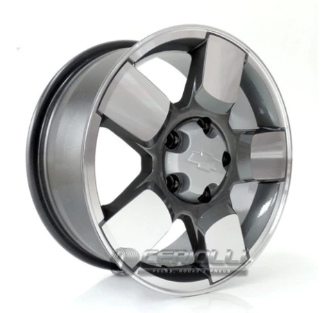 Roda Aro 16 5x120 S10 Executive Rodeio Colina / Unidade Cor Grafite Diamante