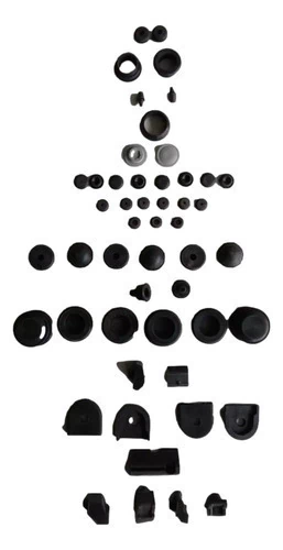 Borracha Opala Batente Tira Capo Coxim Kit Opala Coupe 69/74