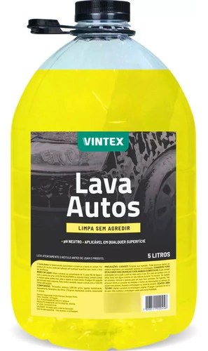 Lava Autos Vintex Vonixx 5l Shampoo Automotivo Ph Neutro