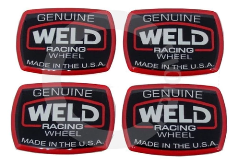 Emblema Adesivo De Borda Roda Weld Pro Star Rts Magnum 4