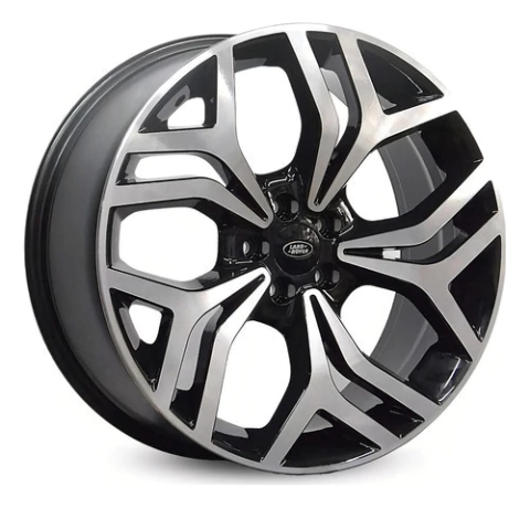 Roda Land Rover Discovery / Aro 22x9 / (5x120) Velar / Jogo Cor Preta Diamante