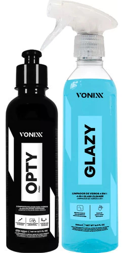 Glazy 500ml Opty Polidor Vidros Limpa Vidros 4 Em 1 Vonixx
