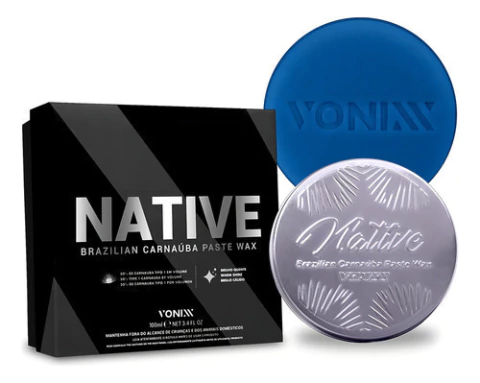 Cera Automotiva Vonixx Native Pasta Carnaúba Cristalizadora