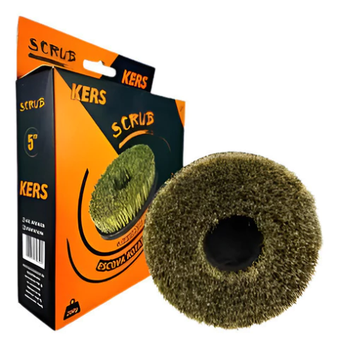 Escova Scrub Rotativa Com Velcro 5 Polegadas Kers
