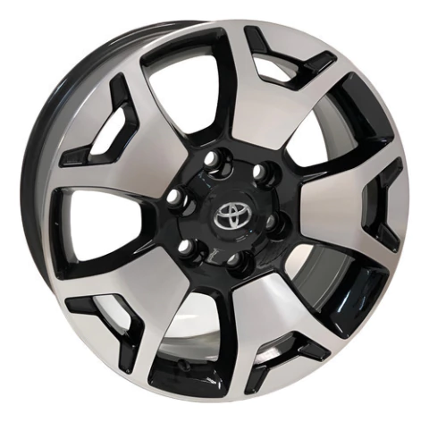 2 Rodas Aro 20 6x139 Hilux Sw4 S11 Krmai Cor Preto Com Diamantado