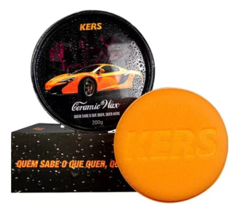 Cera Automotiva Cristalizadora Ceramic Wax 200g Kers