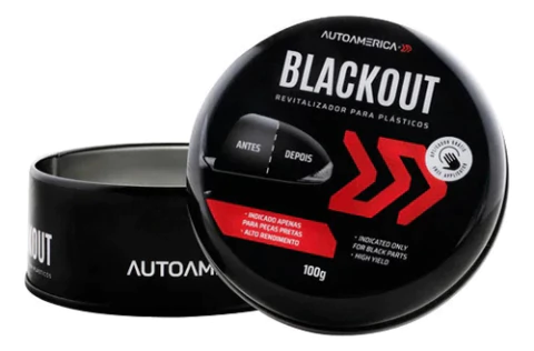 Revitalizador Para Plástico Blackout Renova Para-choque Auto