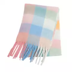 Cachecol Lã de Caxemira Xadrez - Estilo 2 - comprar online