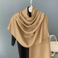 Echarpe de Algodão Lisa 180x90cm - Amêndoa - comprar online