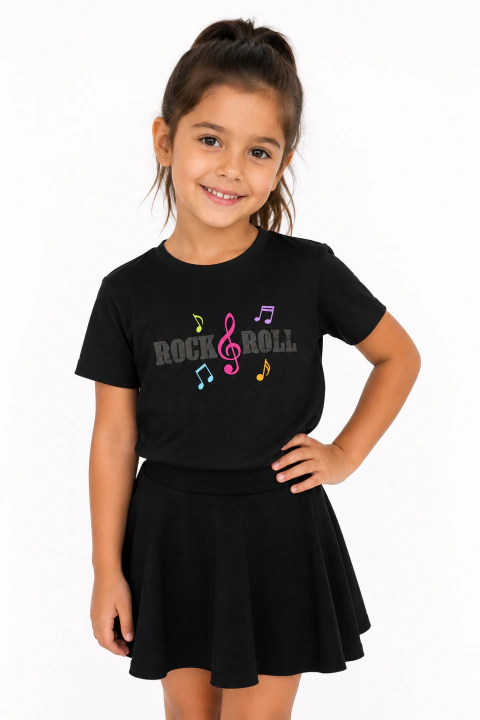 Camiseta unissex Rock and Roll