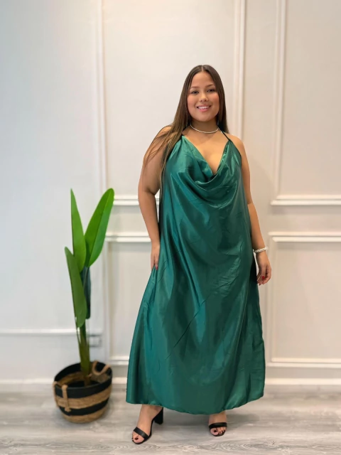 Vestido Bliss Verde Ingles - comprar online