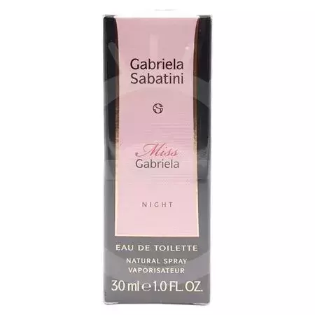 MISS GABRIELA SABATINI NIGHT FEMININO EAU DE TOILETTE 30ML