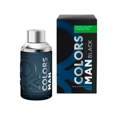 BENETTON COLORS BLACK MAN MASCULINO EAU DE TOILETTE 200ML