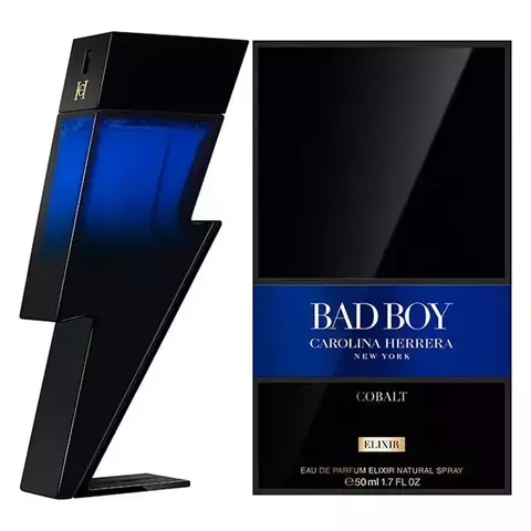 CAROLINA HERRERA BAD BOY COBALT ELIXIR MASCULINO EAU DE PARFUM 50ML