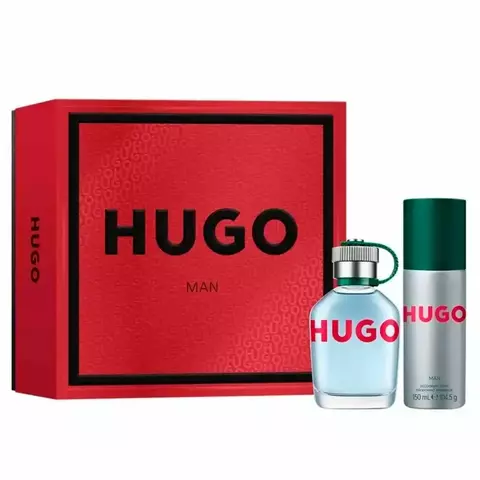HUGO BOSS MAN MASCULINO KIT (EAU DE TOILETTE 75ML + DESODORANTE 150ML) - comprar online