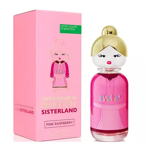 BENETTON SISTERLAND PINK RASPBERRY FEMININO EAU DE TOILETTE 80ML - comprar online