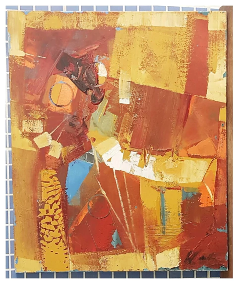 Tela Vôo Profundo - Artista Leila Branco - 50x60 (LB02) - comprar online