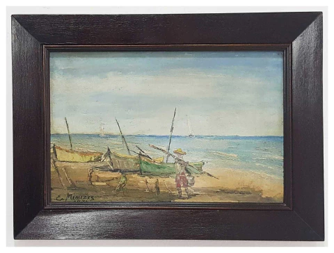 Quadro Barcos de Pesca - Ost 44x32 (MAR 05) - comprar online