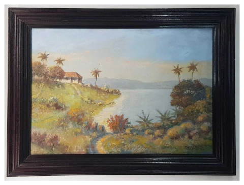Quadro Paisagem Litorânea - 59x43 (MAR 13) - comprar online