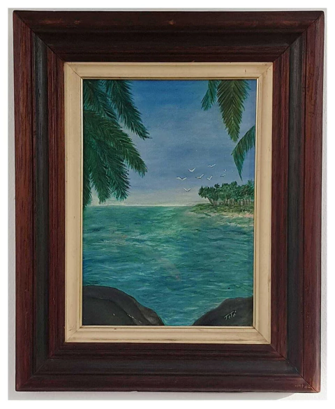 MAR 132 - Pintura Tropical - 40X32 - comprar online