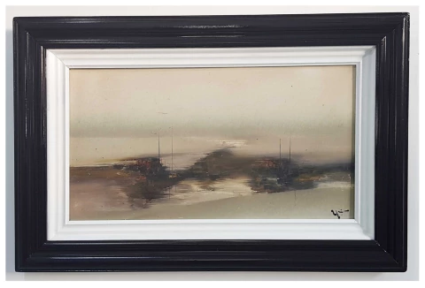 Quadro Pintura a Óleo - Pintura Paisagística - Ost 64x42 (MAR 188) - comprar online