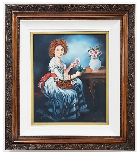 MAR 207 - Jovem do Século XVIII - 63X70 - comprar online