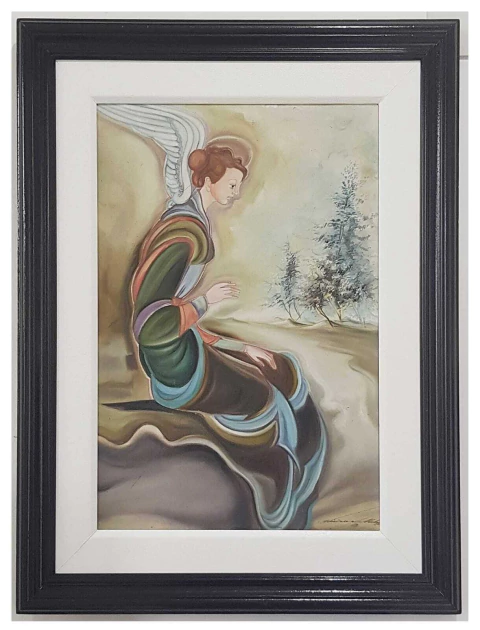 Quadro Anjo - Ost 57x74 (MAR 279) - comprar online