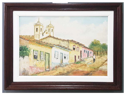 Quadro Cidade Histórica do Brasil - 58X46 (MAR 337) - comprar online