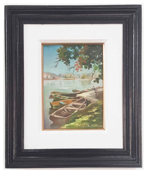 Quadro Cena Serena e Bucólica - Ost 34x44 (MAR 80) - comprar online