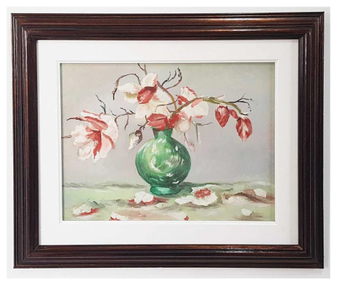 Quadro Natureza-Morta Arranjo Floral - Ost 49x41 (MAR 289) - comprar online