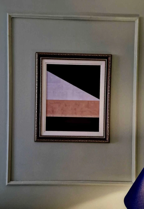 Quadro Abstrato Minimalista - 58x68 (MAR 347) - comprar online