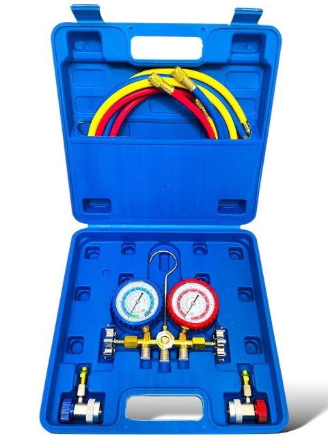 Manifold Refrigeración R134/r22/r12 + Acople Automotor