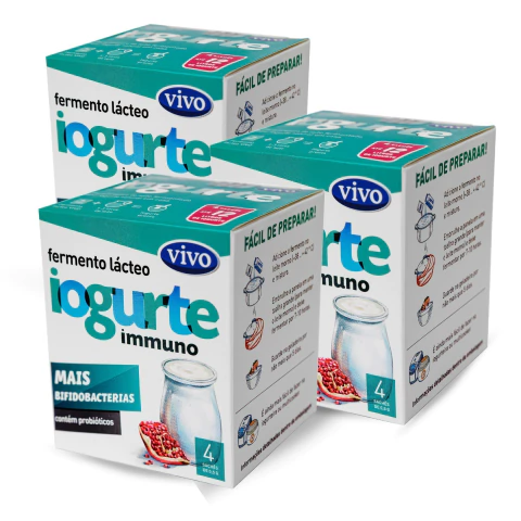 Fermento Lácteo Iogurte Immuno VIVO (3 Unidades)