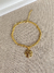 Pulseira elo duplo oval pingente árvore zircônias - Banhado a ouro18k 117890 - 3A SEMIJOIAS - ATACADO