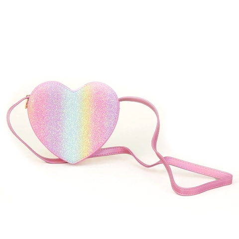 Cartera Corazón con glitter