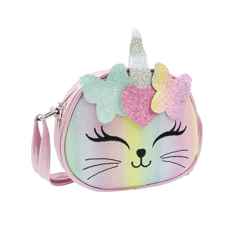 Cartera Gaticornio con glitter - comprar online