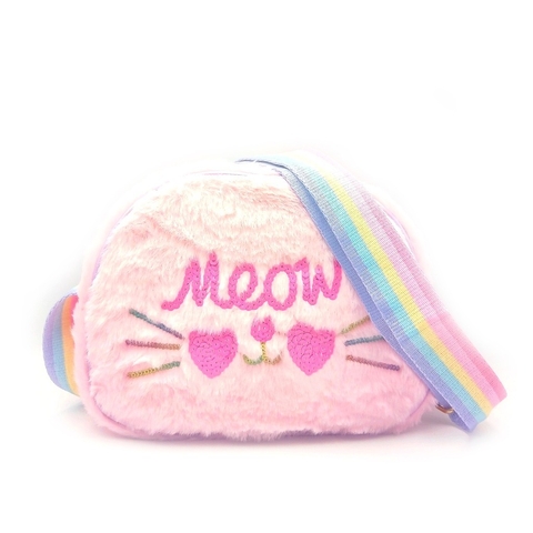 Cartera Meow peluche