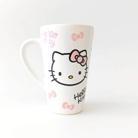 Taza de ceramica larga Hello Kitty