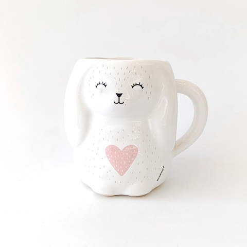 Taza de ceramica Conejita 3D