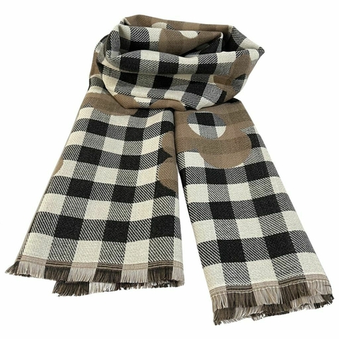 Ruana, bufandon a cuadros