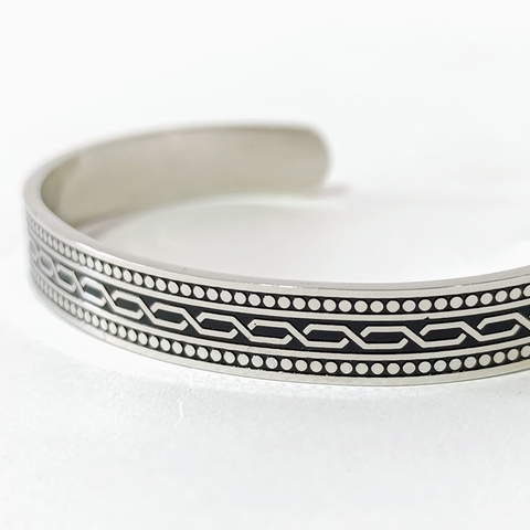 Pulsera esclava esmaltada