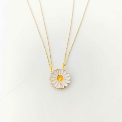 Collares para compartir con iman Margaritas