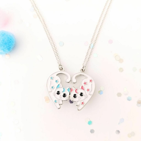 Collares para compartir con iman Gatito