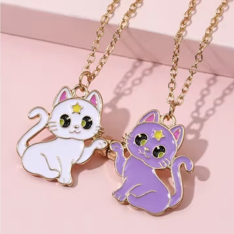 Collares para compartir con iman Gatitos