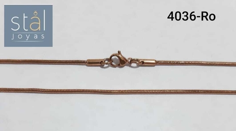 4036-R0 CADENA DORADO ROSE