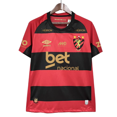 Camisa Sport Recife Home 25/26 - todos os patrocínios Masculina Torcedor - comprar online